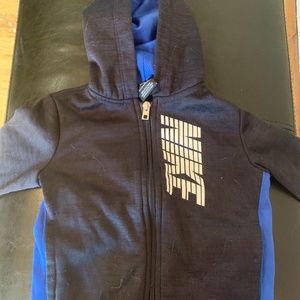 Boys Nike zip up hoodie. 24 months